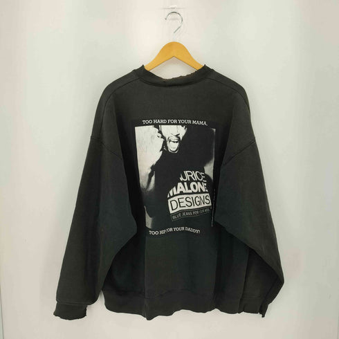 MAURICE MALONE 90s USA製 両面プリント クルーネックスウェット メンズ 2XL