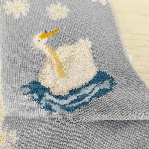 ピンクハウス PINK HOUSE SWAN LAKEモチーフソックス レディース