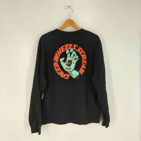 サンタクルズ SANTA CRUZ ムラサキスポーツ 別注 スクリーミングハンド バックプリントスウェット レディース import:L