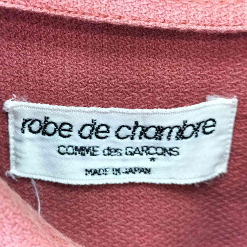 ローブドシャンブルコムデギャルソン robe de chambre COMME des GARCONS 90S コットンポリ ロングスリーブシャツ メンズ