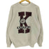 ヘインズ Hanes 80-90s USA製 コットンポリ KANAKOMO プリント ラグランスリーブ スウェット メンズ import:XL