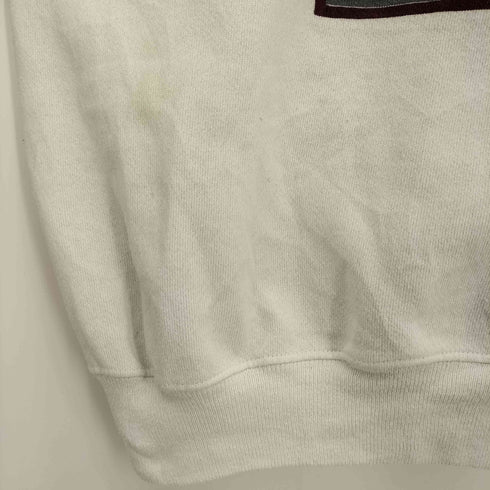 ヘインズ Hanes 80-90s USA製 コットンポリ KANAKOMO プリント ラグランスリーブ スウェット メンズ import:XL