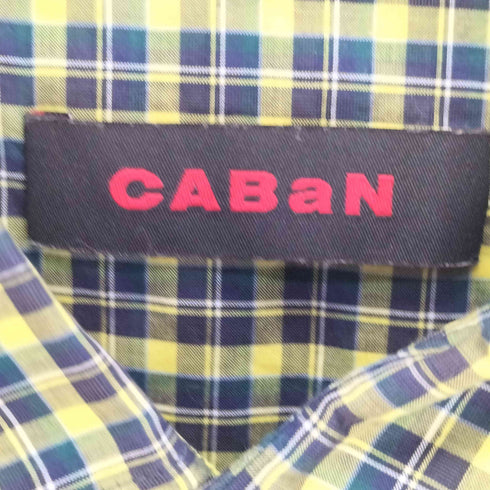 キャバン CABaN ロングスリーブ チェックシャツ メンズ JPN:S