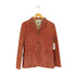 ミッシェルクラン MICHEL KLEIN sheepskin leather レザー テーラードジャケット レディース 38