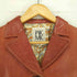 ミッシェルクラン MICHEL KLEIN sheepskin leather レザー テーラードジャケット レディース 38