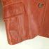 ミッシェルクラン MICHEL KLEIN sheepskin leather レザー テーラードジャケット レディース 38