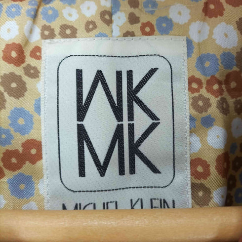 ミッシェルクラン MICHEL KLEIN sheepskin leather レザー テーラードジャケット レディース 38