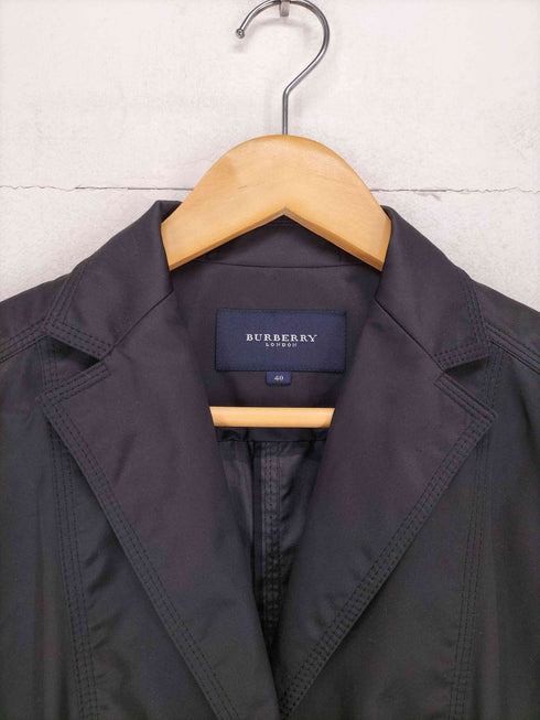 バーバリーロンドン BURBERRY LONDON ナイロン3Bテーラードジャケット レディース 40
