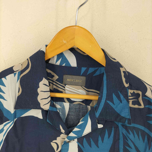 メンズビギ MENS BIGI 1992VINTAGE MBプリントオープンカラー半袖シャツ メンズ 03