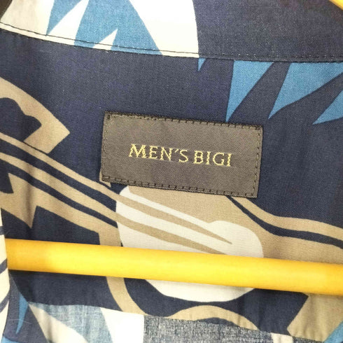 メンズビギ MENS BIGI 1992VINTAGE MBプリントオープンカラー半袖シャツ メンズ 03
