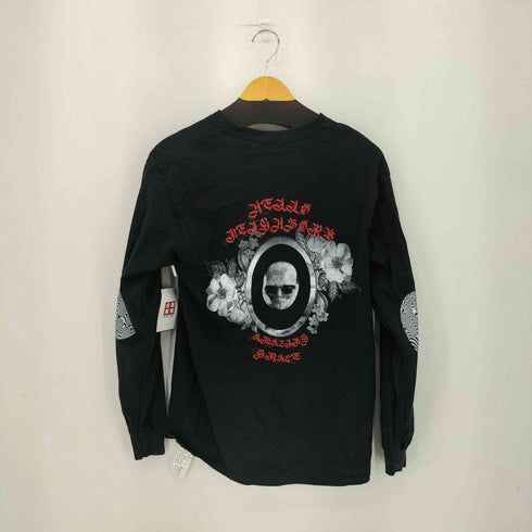 イロジカケ irojikake 色仕掛 背面プリント クルーネックロングスリーブTシャツ メンズ