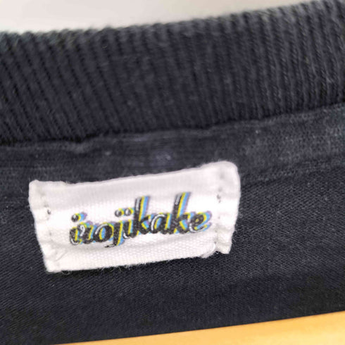 イロジカケ irojikake 色仕掛 背面プリント クルーネックロングスリーブTシャツ メンズ