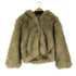 ザラ ZARA Fur Hooded Jacket レディース import:XS