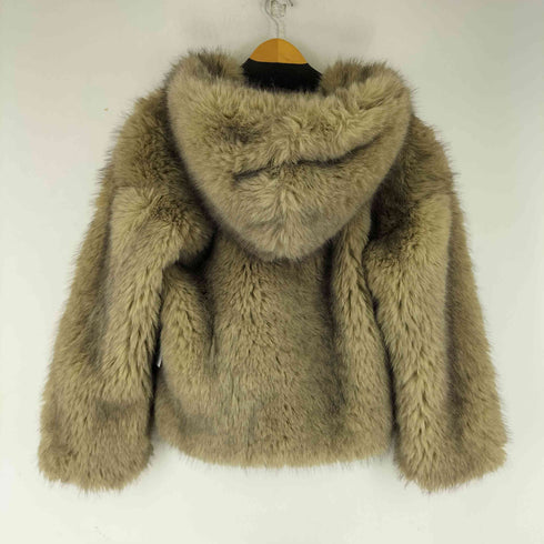 ザラ ZARA Fur Hooded Jacket レディース import:XS