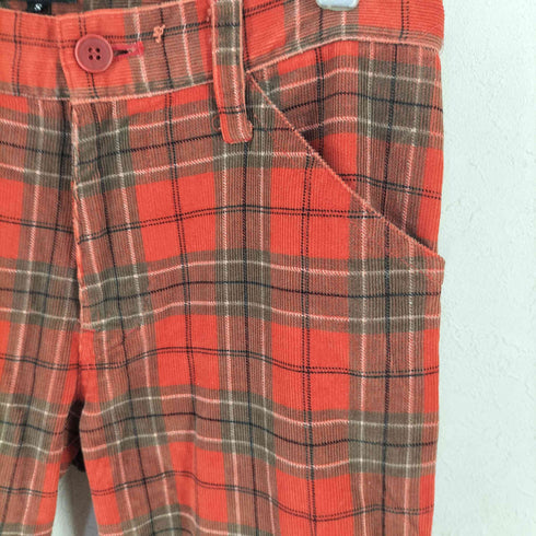 ミルクボーイ MILKBOY Y2K バックジップデザイン タータンチェックパンツ メンズ