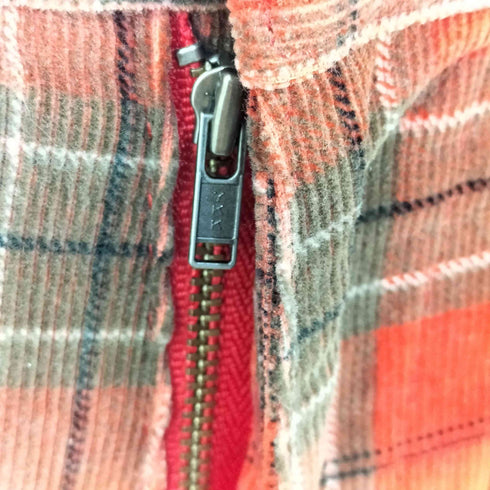 ミルクボーイ MILKBOY Y2K バックジップデザイン タータンチェックパンツ メンズ