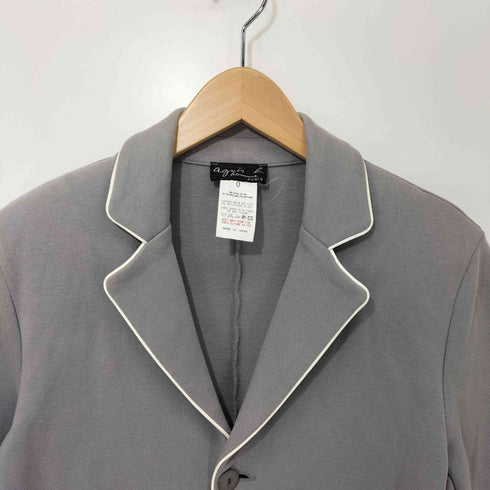 アニエスベーオム Agnes b.homme パイピングデザイン ジャケット メンズ 0