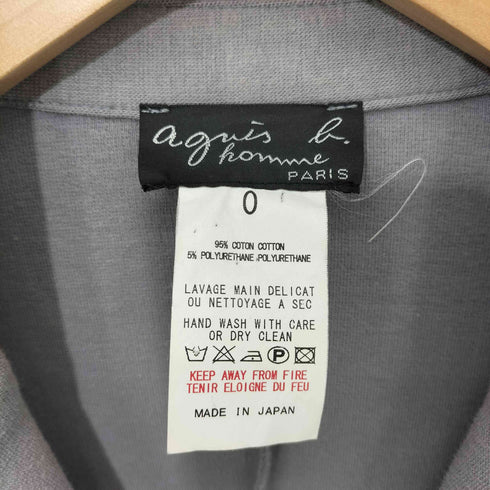 アニエスベーオム Agnes b.homme パイピングデザイン ジャケット メンズ 0