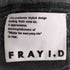 フレイアイディー FRAY I.D ダブルベルトセンターラインデニム レディース JPN:0