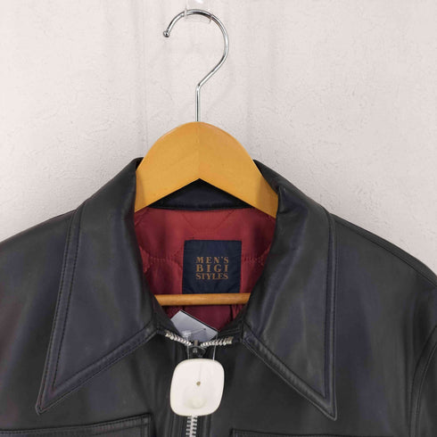 メンズビギ MENS BIGI コーティング加工コットン ライダースジャケット メンズ M