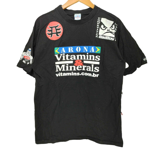 Vitamins & Minerals Arona 格闘技 PRIDE プライド クルーネック Tシャツ メンズ import:M