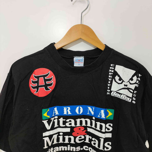 Vitamins & Minerals Arona 格闘技 PRIDE プライド クルーネック Tシャツ メンズ import:M