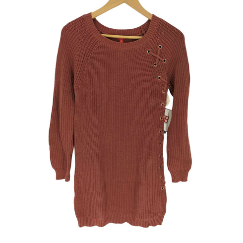 ゲス GUESS サイドレースアップ ロング ニット ワンピース レディース import:S