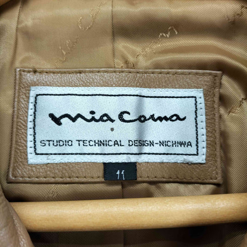 mia coma lamb leather ラムレザージャケット レディース 11