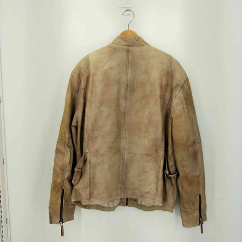 MISSANI LE COLLEZIONI フロントジップ レザー ジャケット アメカジ メンズ XL