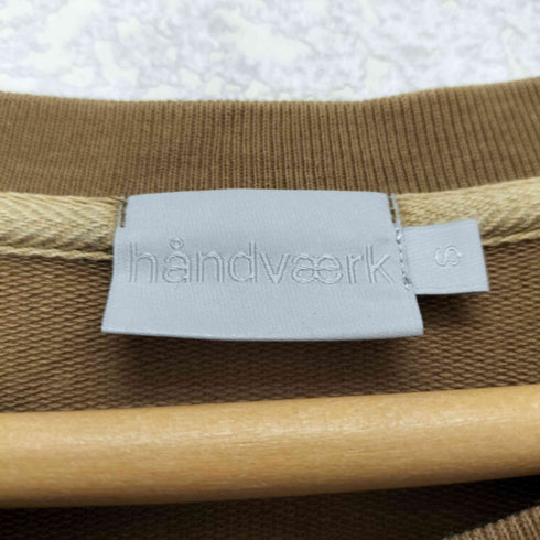 ハンドバーク handvaerk ハーフジップ カットソー メンズ S