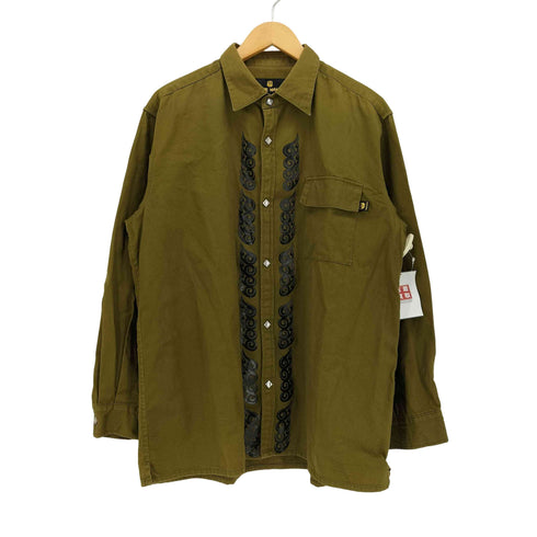 PEACE MAKER トライバル柄 L/S シャツ Y2K メンズ import:L