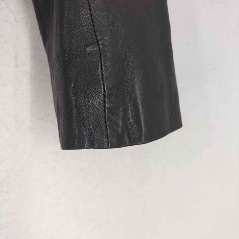 RISLEY lamb leather ラムレザーダブルライダースジャケット レディース 38