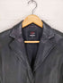 FIGARO lamb leather ラムレザー比翼3Bテーラードジャケット レディース 38