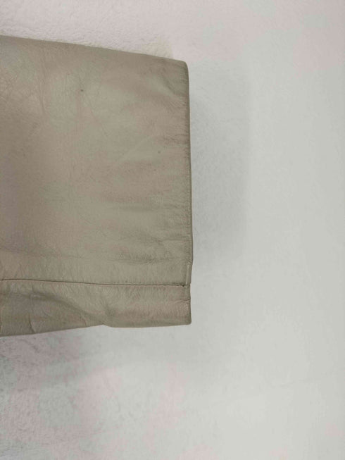 ZENITH real leather リアルレザーステンカラーコート レディース 55