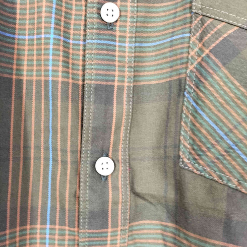 マウンテンハードウェア MOUNTAIN HARDWEAR チェック柄 フラップポケット L/S レギュラーカラーシャツ メンズ import:L