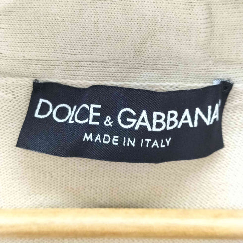 ドルチェアンドガッバーナ DOLCE&GABBANA イタリア製 フラップポケット コットン カーディガン メンズ 56