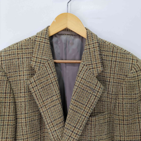 デザート dezert 80-90s チェック ツイード 2Bテーラード ジャケット メンズ JPN:M