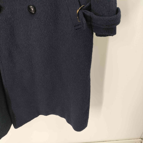 レノマ renoma PARIS ラマ モヘア アルパカ ウール ミックスファブリック ダブルブレスト チェスターコート メンズ EUR:46