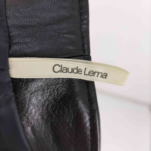 Claude Lema 羊革 リアルレザースカート レディース
