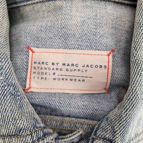 マークバイマークジェイコブス Marc by Marc Jacobs Y2K 短丈 ダメージ加工 デニムジャケット レディース XS