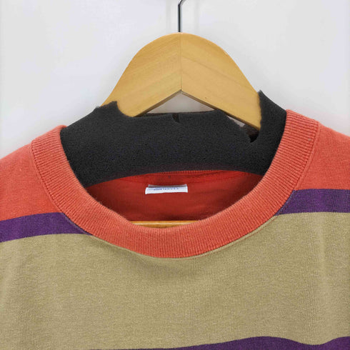 チャンピオン Champion ロゴ刺繍 ボーダーL/Sカットソー メンズ JPN:L