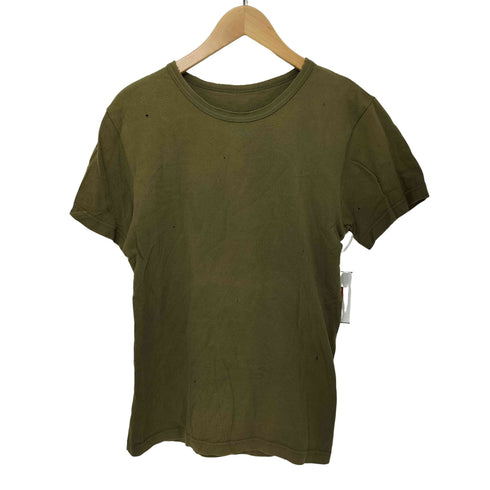 Marquistone 00s Y2K クルーネック ダメージ スカル ウイング バックプリント S/S Tシャツ メンズ JPN:M