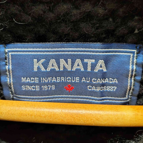 カナタ Kanata カナダ製 五角形TALONジップ カウチン ニット ベスト メンズ