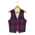 ハリスツイード Harris Tweed くるみボタン チェック柄 ベスト メンズ JPN:S