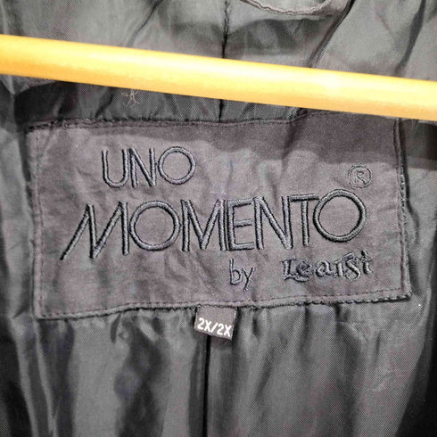 UNO MOMENTO ジップアップナイロンコート レディース 2X