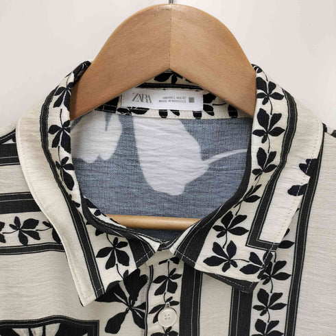 ザラ ZARA 総柄アロハシャツ メンズ JPN:L