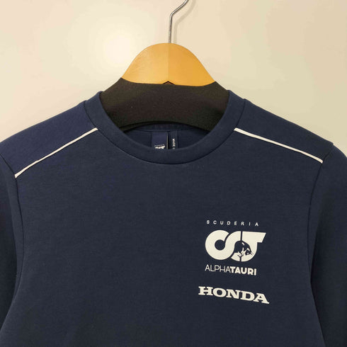 企業 ロゴ プリント パイピング L/S Tシャツ メンズ import:XS