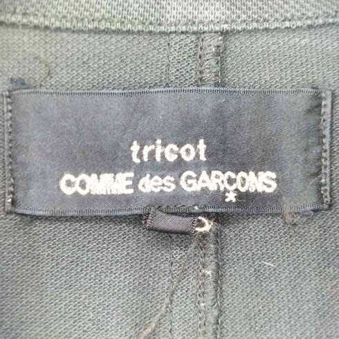 トリココムデギャルソン tricot COMME des GARCONS 90S 連ボタン スタンドカラージャケット レディース JPN:M