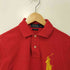 ポロラルフローレン POLO RALPH LAUREN CUSTOM FIT ビッグポニー刺繍 鹿の子 ポロシャツ メンズ import:XS