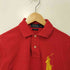 ポロラルフローレン POLO RALPH LAUREN CUSTOM FIT ビッグポニー刺繍 鹿の子 ポロシャツ メンズ import:XS